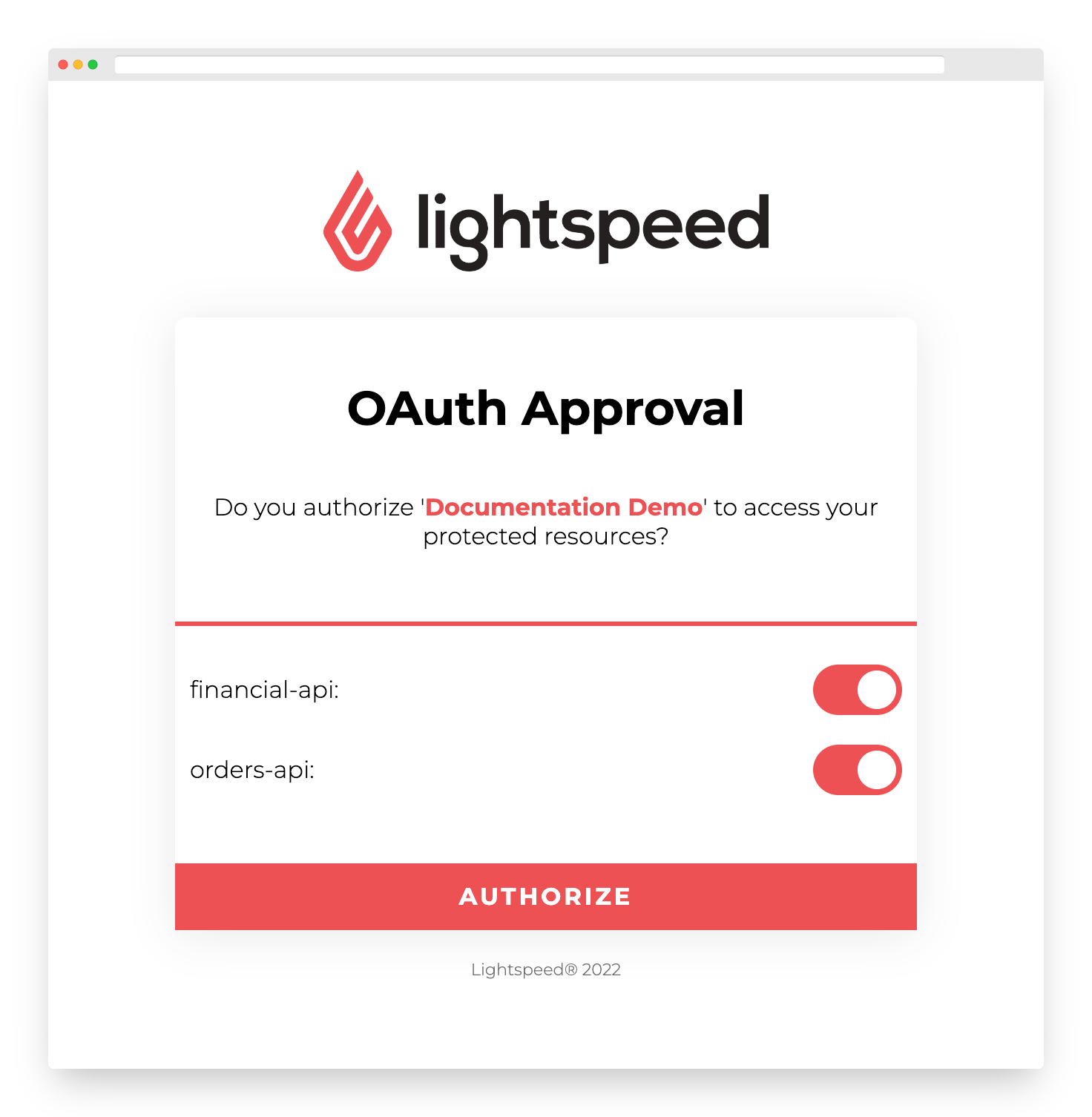 OAuth2 Approval Form