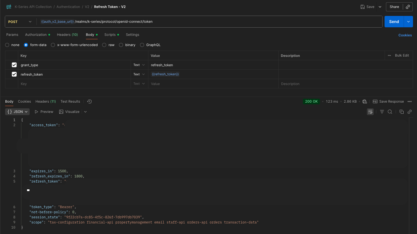 Refresh Token Response