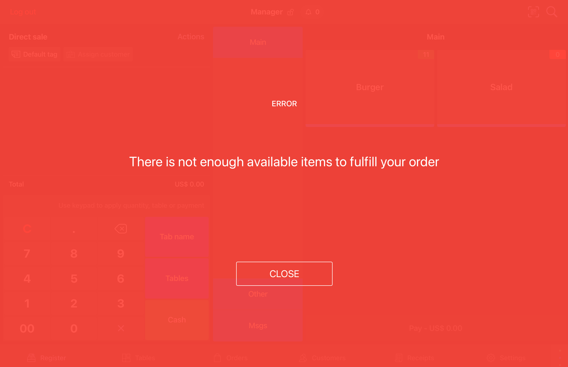 Error Message